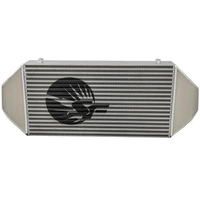 SpeedFactory Racing 600HP-850HP Standard Dual Backdoor Front Mount Intercooler – 3″ Inlet / 3″ Outlet (SF-06-083)