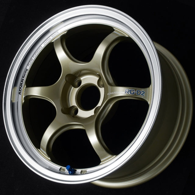 Advan RG-D2 Wheel – 17×8.0 +35 | 4×100 | Machining & Champagne Gold