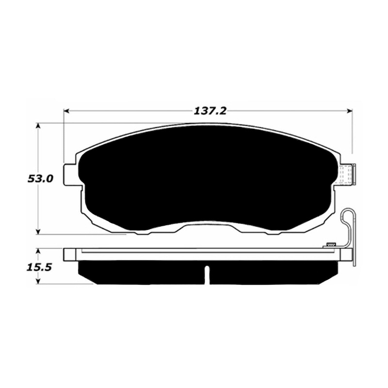 Porterfield Brake Pads for 2008 NISSAN ALTIMA