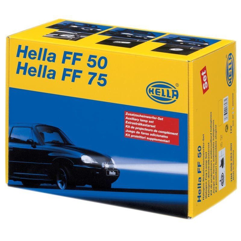 Hella FF75 Series H7 12V/55W Hallogen Fog Lamp Kit