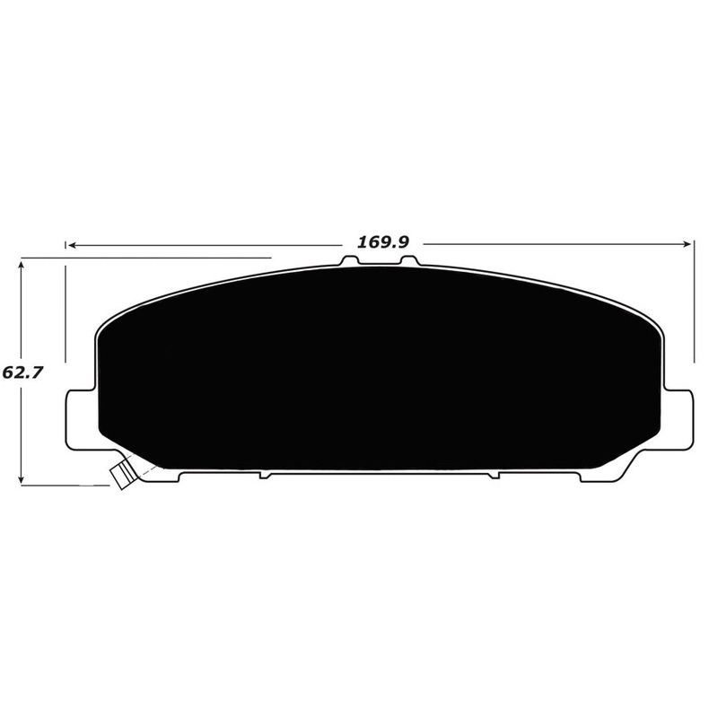 Porterfield Brake Pads for 2009 NISSAN TITAN