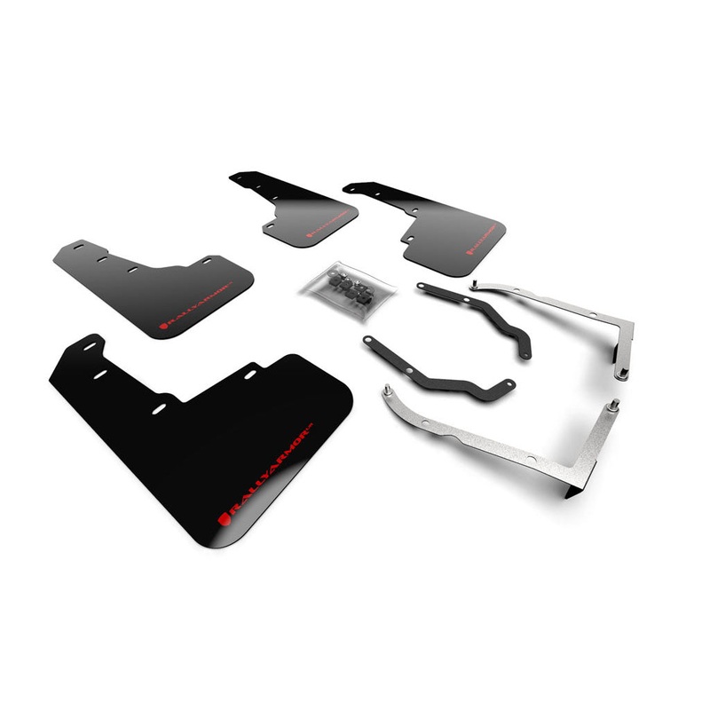 Rally Armor UR Mudflaps Black w/ Red Logo – 2018-2022 Crosstrek