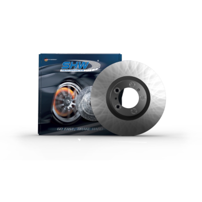 SHW 19-22 Porsche Macan 2.0L V6 Front Right Smooth Monobloc Brake Rotor (95B615302AB)