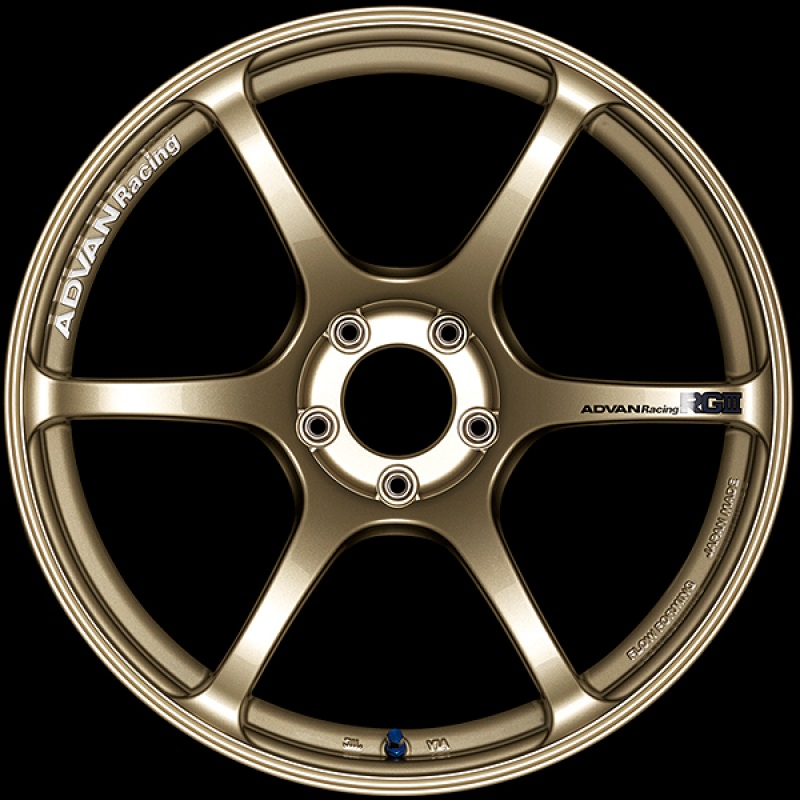 Advan RGIII 19×8.5 +45 5-114.3 Racing Gold Metallic Wheel
