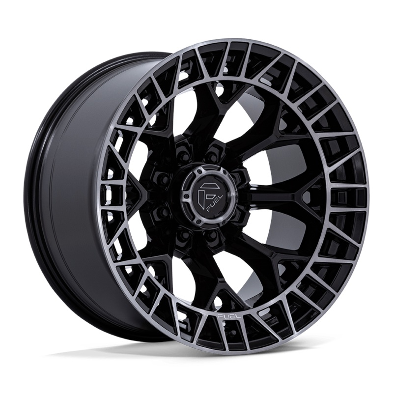 Fuel Wheels FC873 Charger 22″ 8×170 Gloss Black Brushed Face Dark Tint