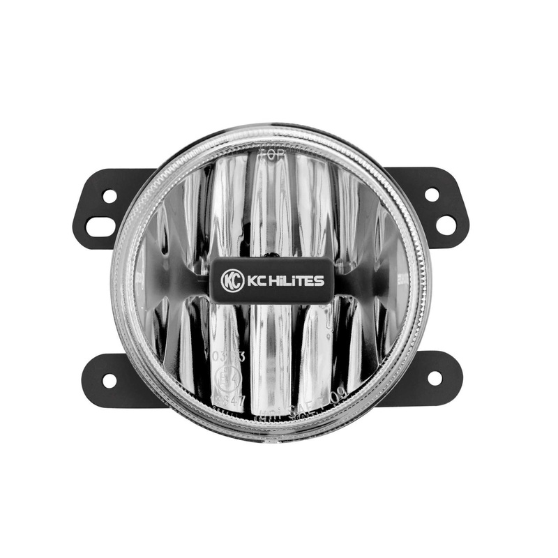 KC HiLites KC Hilites Gravity G4 LED Light – 4in / White 10w Fog / For 07-09 Wrangler JK / Each (KC1494)