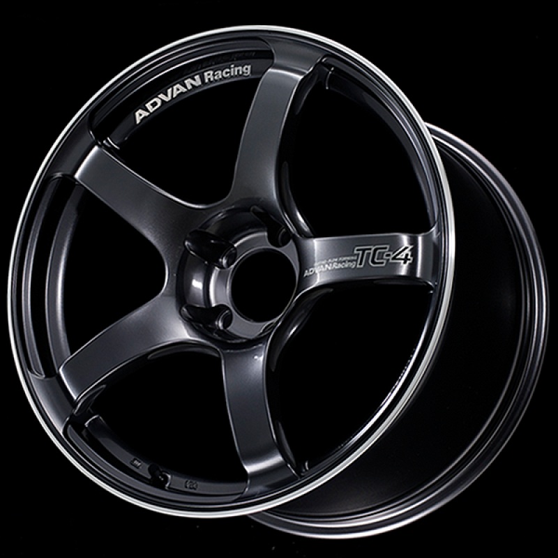 Advan TC4 18×9 +35 5-114.3 Racing Gunmetallic and Ring Wheel
