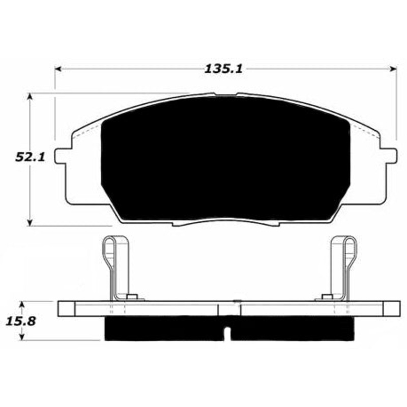 Porterfield Brake Pads for 2006 HONDA S 2000