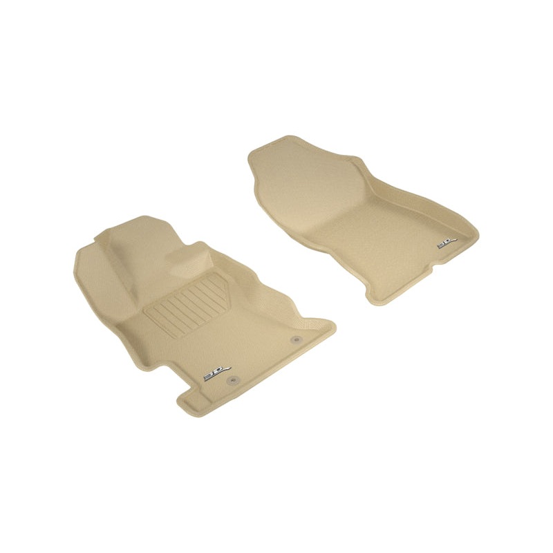 3D MAXpider 17-19 Impreza/Crosstrek Kagu 1st Row Floormat – Tan | L1SB02211502
