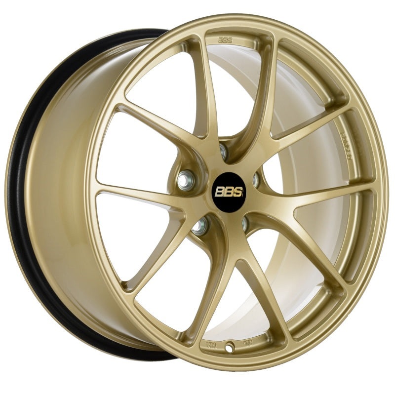 BBS RI-A 18×10.5 5×120 ET22 Gold Wheel -82mm PFS/Clip Required