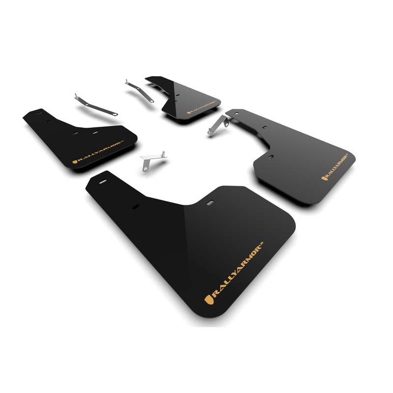 Rally Armor 2022 Subaru Forester | Incl. Wilderness UR Black Mud Flap w/ Wild Orange Logo | MF82-UR-BLK/WOR