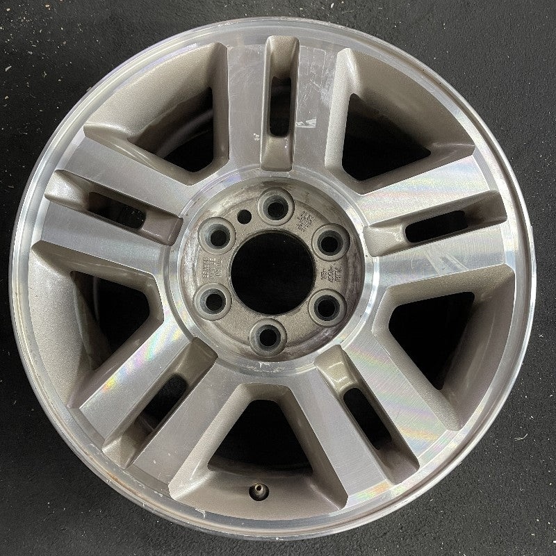 18″ FORD F150 PICKUP 04 New Style 18×7.5 aluminum 5 spoke machined face split spokes pockets Original OEM Wheel Rim