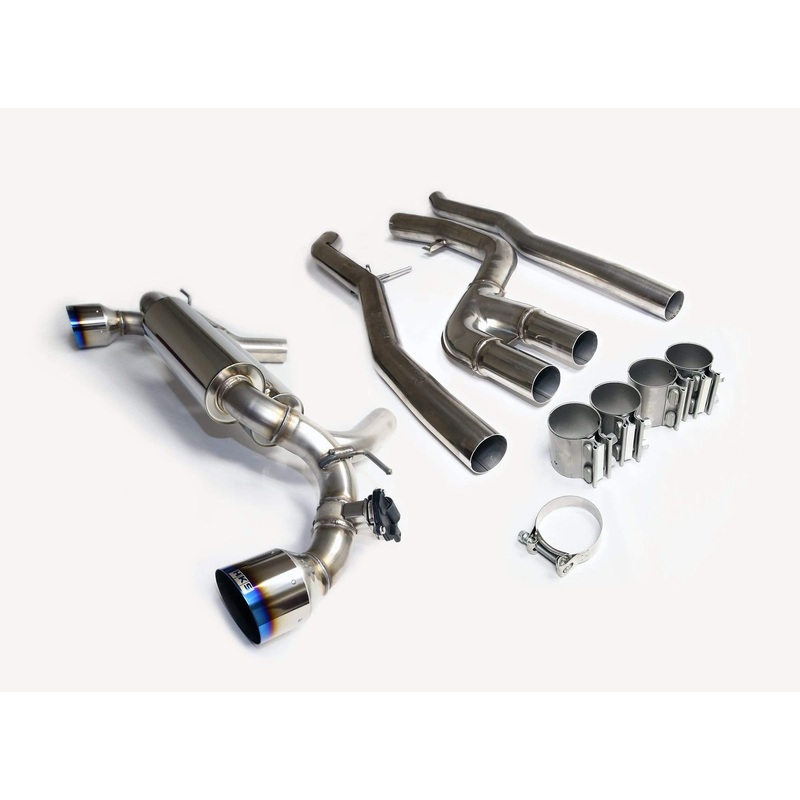 HKS 2019+ Toyota GR Supra w/o OPF Dual Hi-Power Titanium Tip Catback Exhaust