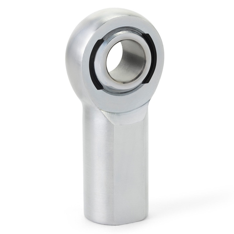 QA1 XFR7 X Series Alloy Loader Slot Rod End 7/16in. Bore 7/16in.-20 RH Female Thread PTFE Lined