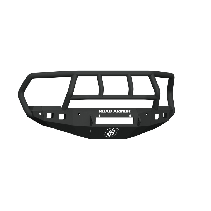 Road Armor 16-18 Ram 2500 Stealth Front Bumper w/Titan II Guard/6 Sensor Holes – Tex Blk