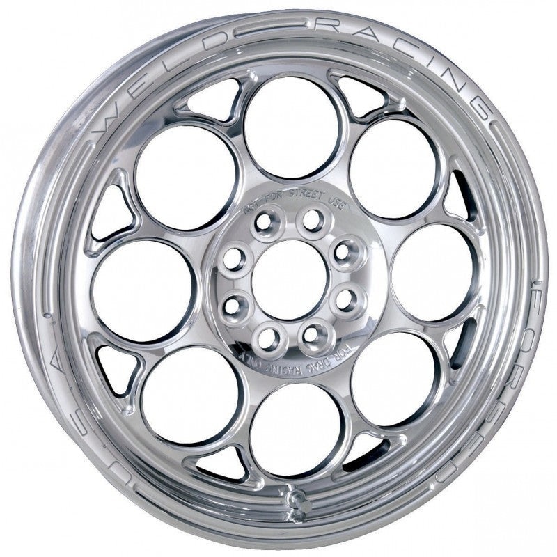 Weld Magnum Import 15×10 / 4x100mm BP / 6in. BS Black Wheel – Polished Non-Beadlock