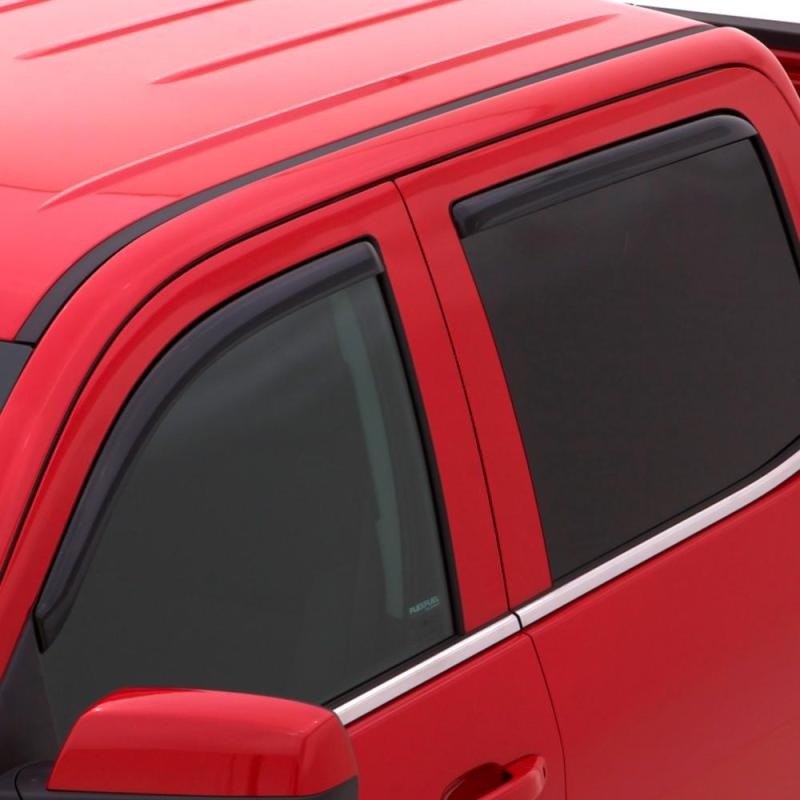 AVS 09-18 Dodge RAM 1500 Crew Cab Ventvisor In-Channel Front & Rear Window Deflectors 4pc – Smoke