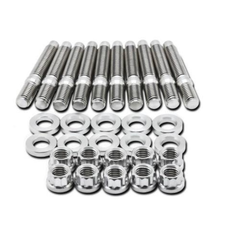 BLOX Racing SUS303 Stainless Steel Intake Manifold Stud Kit M8 x 1.25mm 55mm in Length – 10-piece