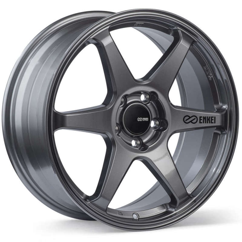 Enkei T6R 18×8 45mm Offset 5×112 Bolt Pattern 72.6 Bore Gloss Gunmetal Wheel