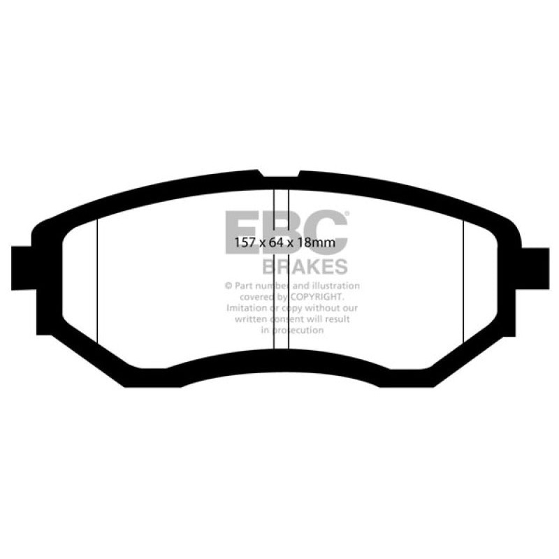 EBC 05-17 Subaru Legacy Ultimax2 Replacement Front Brake Pads