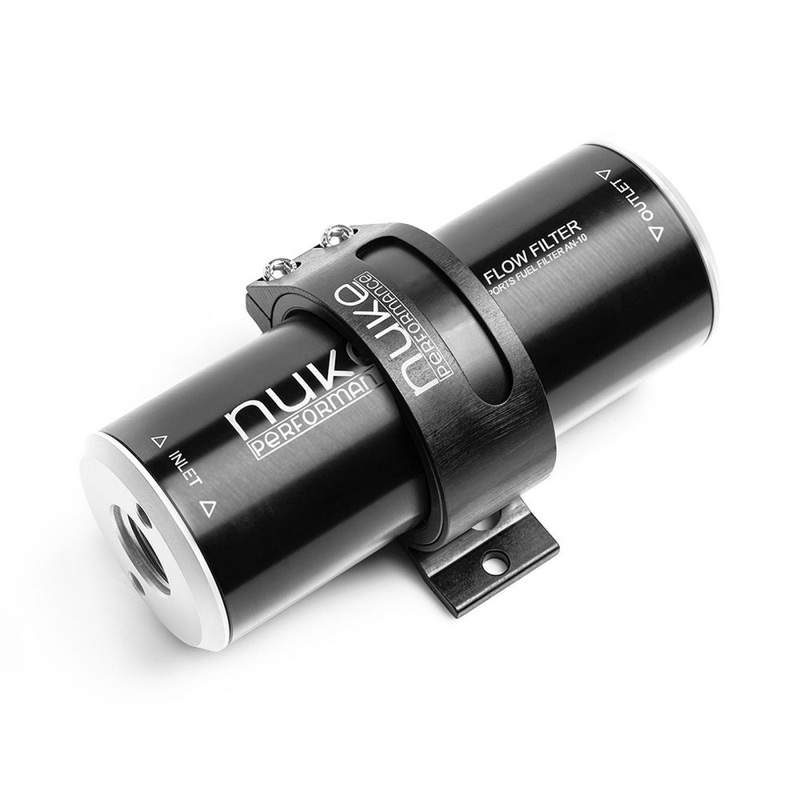 Nuke Performance Fuel Filter Slim 10 micron AN-10 – Welded stainless steel element