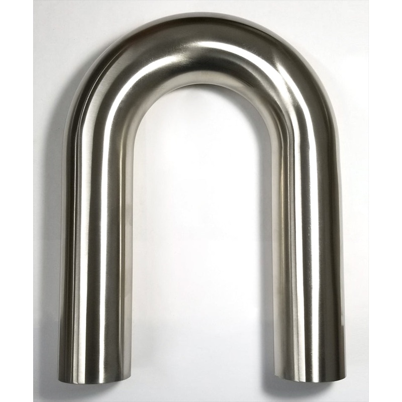 Stainless Bros 2.25in Diameter 1.5D / 3.375in CLR 180 Degree Bend 6in Leg / 6in Leg Mandrel Bend