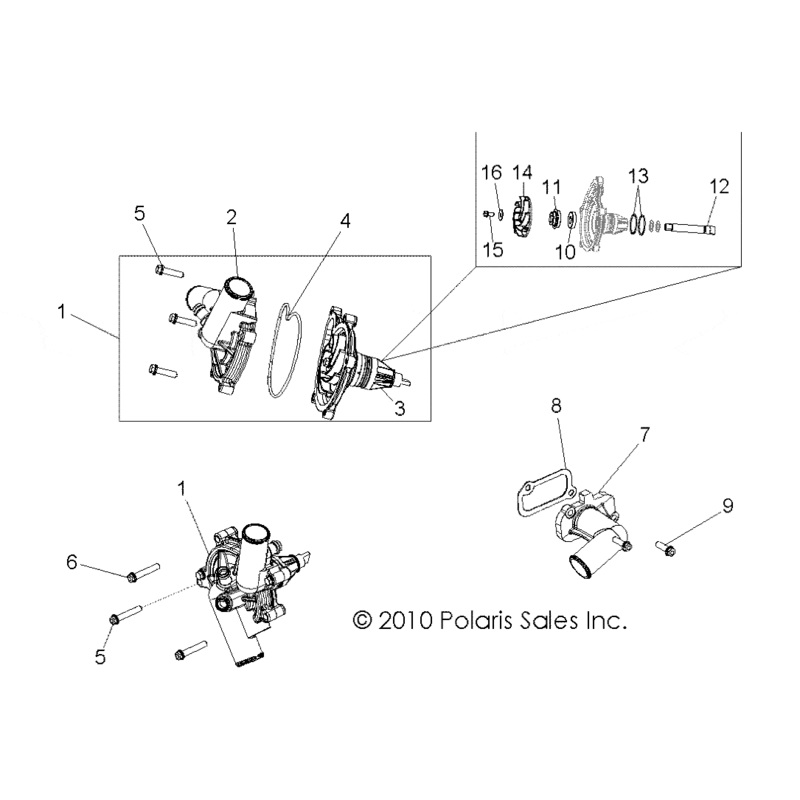 Water Inlet Cover Gasket by Polaris
