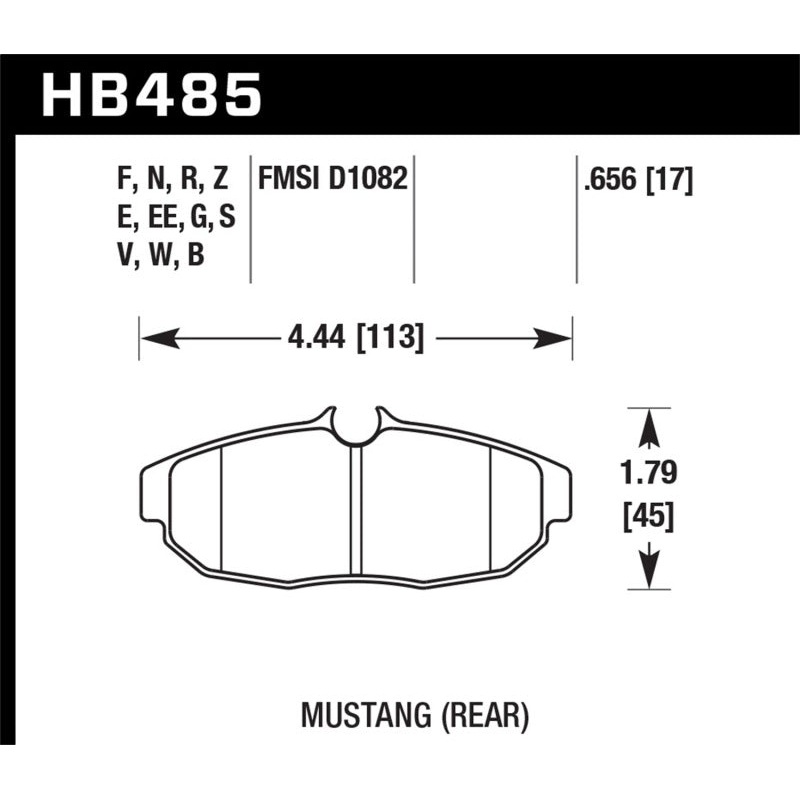 Hawk 08-09 Mustang Bullitt/05-10 & 12-13 Mustang GT/05-13 Mustang V6 Blue 9012 Race Rear Brake Pads