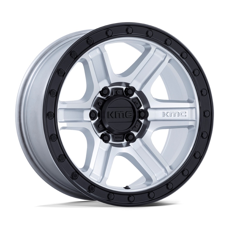 KMC Wheels KM551 Outrun 18″ 5×127 Machined With Gloss Black Lip