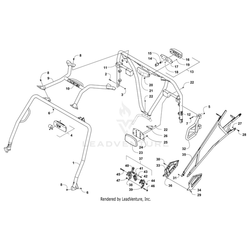 Taillight,Assy By Arctic Cat