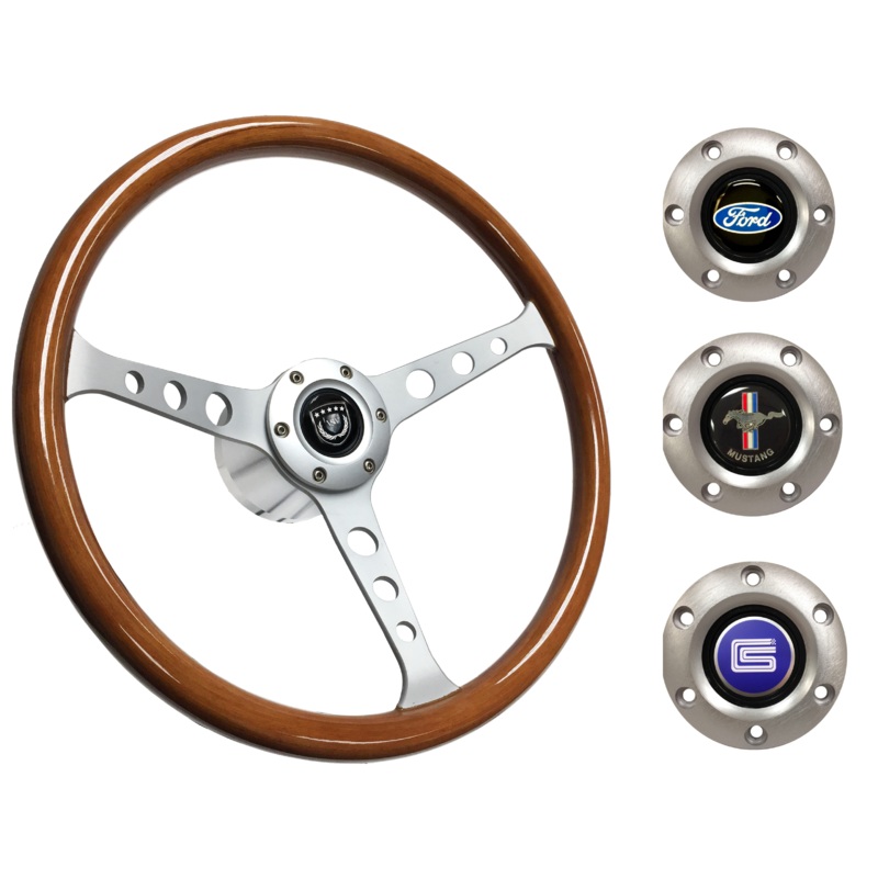 1965-67 Ford Mustang Steering Wheel Kit | Classic Wood