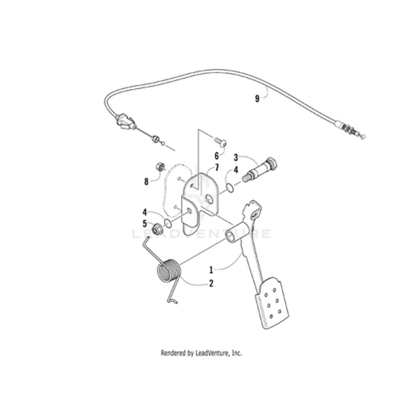Accelerator Pedal by Arctic Cat