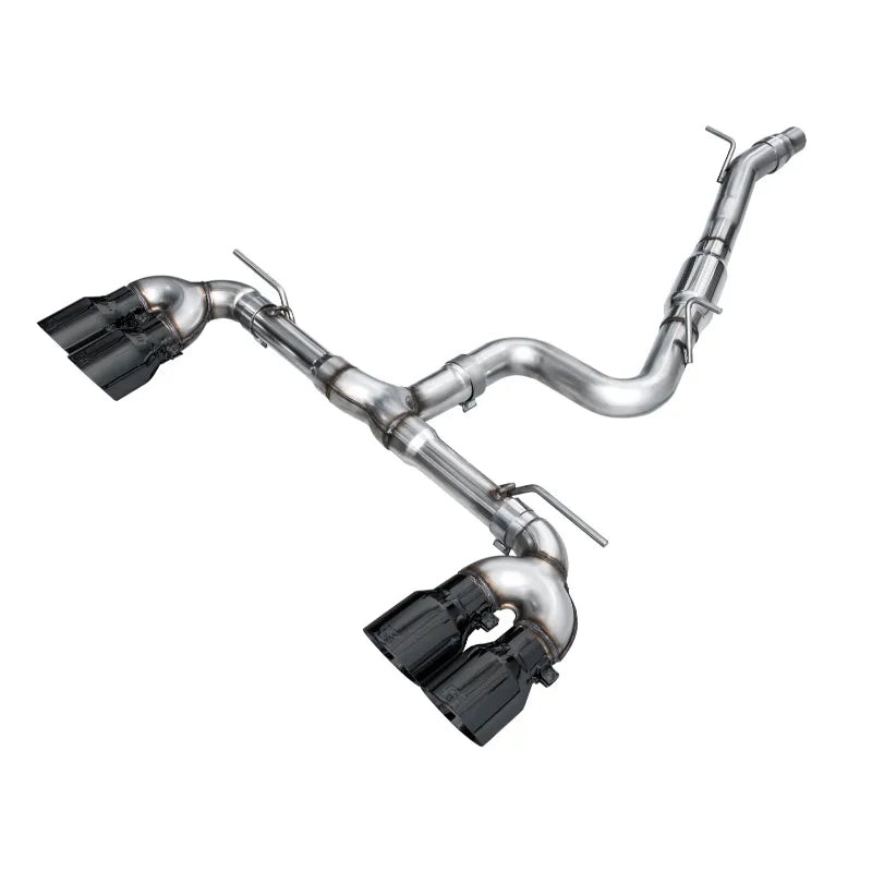 AWE Track Edition Exhaust for Volkswagen MK8 Golf R – Diamond Black Tips (3020-43658)