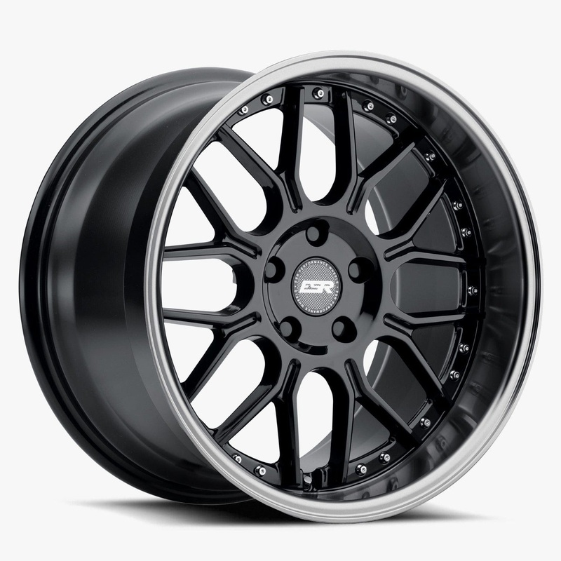 ESR CS18 18″ 5×112 (Custom Drill) Gloss Black w/ Machined Lip
