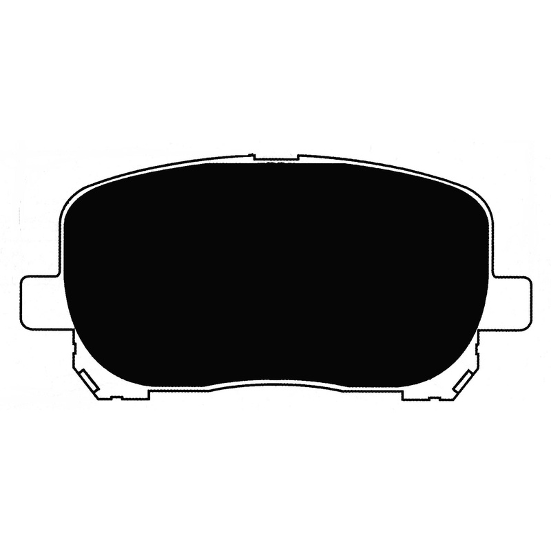 Porterfield Brake Pads for 2008 TOYOTA COROLLA Sedan(Rear Drum)