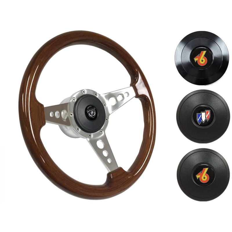 1969-89 Buick Telescopic Steering Wheel Kit | Mahogany Wood | ST3076