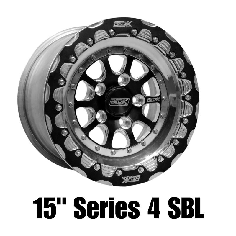 Belak 15×8 / 5in BS / 5×114.3 BP / High Pad / Series 4 Wheel – Single Beadlock Billet Outer Lip