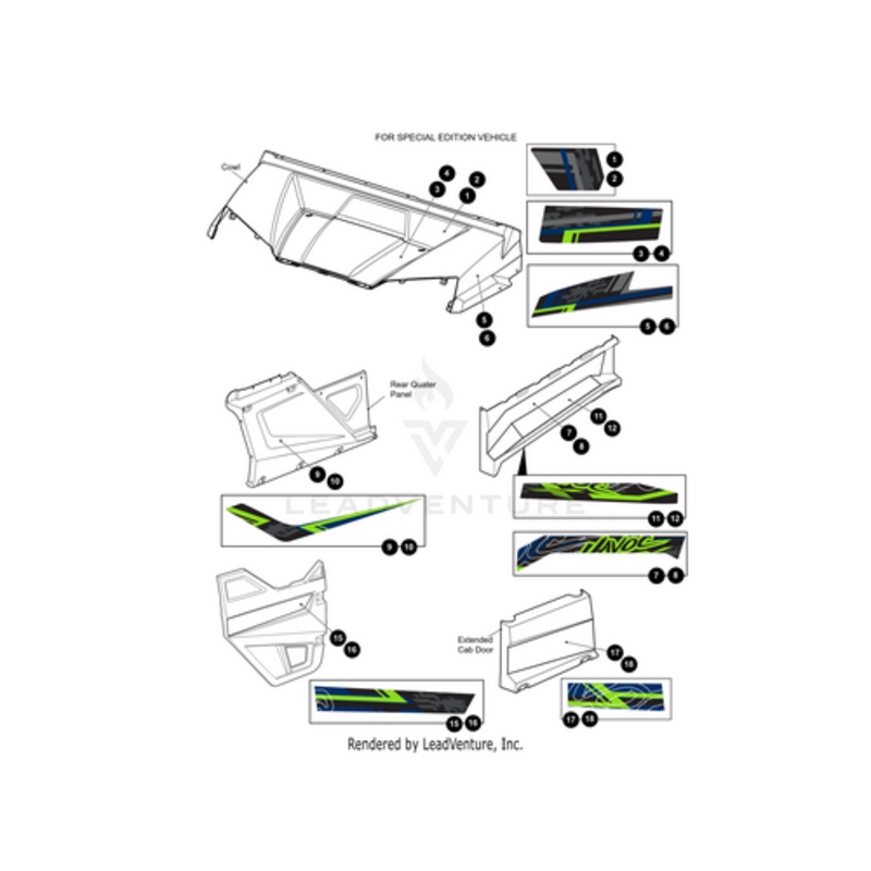 Box Decal (Driver Side) by Arctic Cat