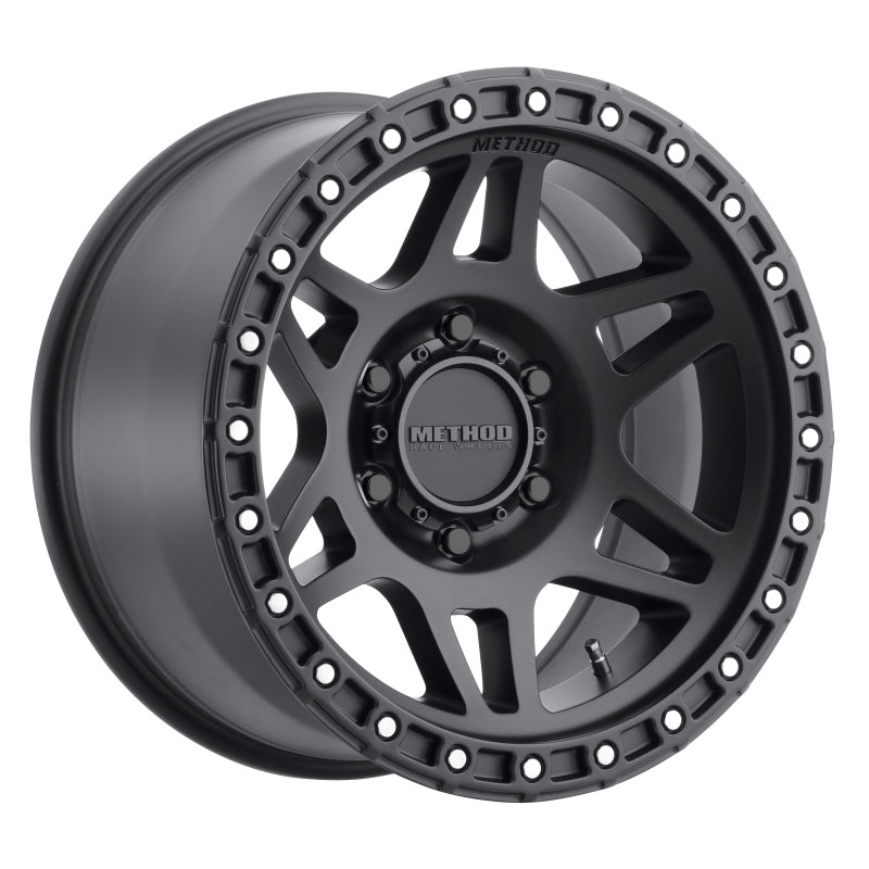 Method MR312 17×8.5 0mm Offset 6×5.5 106.25mm CB Matte Black Wheel