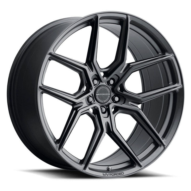 MV Forged MVF5 21″ 5×108 up to 5×132 Satin Black (Custom Wheel)