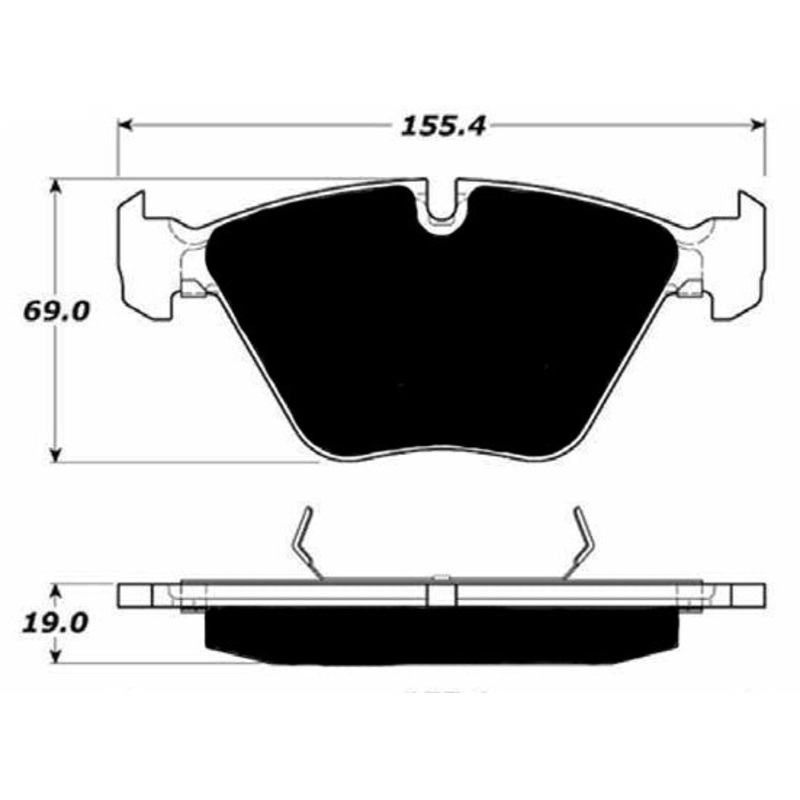 Porterfield Brake Pads for 2010 BMW 335 Series