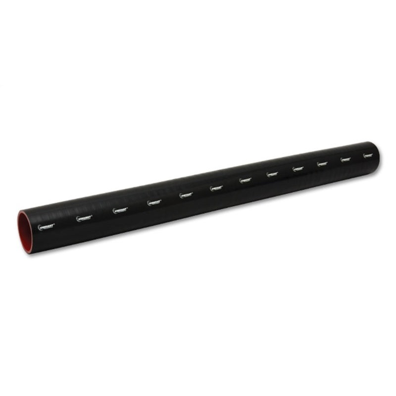 Vibrant 4 Ply Reinforced Silicone Straight Hose Coupling – 1.5in I.D. x 36in long (Black)