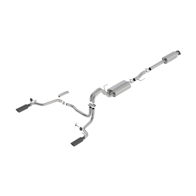 Borla Black Chrome Exhaust System 2015-2020 Ford F-150 With 2.7L/3.5L/5.0L Engines