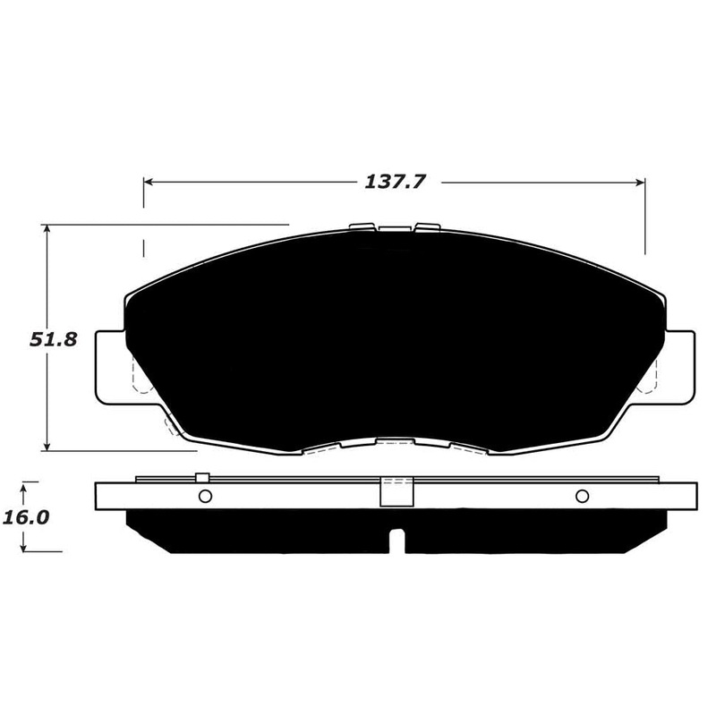 Porterfield Brake Pads for 2014 HONDA CIVIC Sedan LX