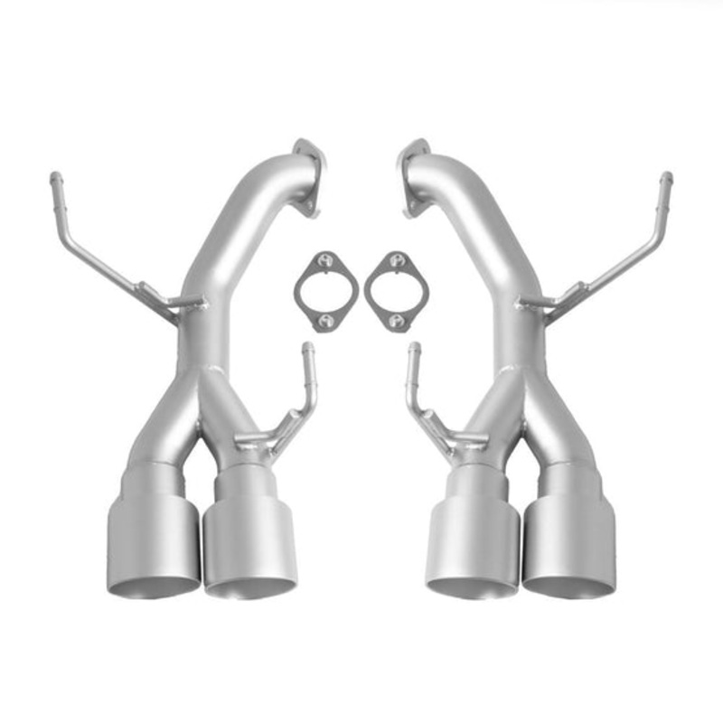 cp-e 15-18 STI / 15-21 WRX Austenite Axle Back Exhaust w/ Titan 4″ Double Wall Tips | SBAE00001T