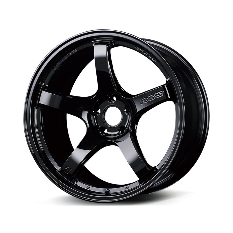 Gram Lights 57CR 18×9.5 +12 5×114.3 Gloss Black Wheel