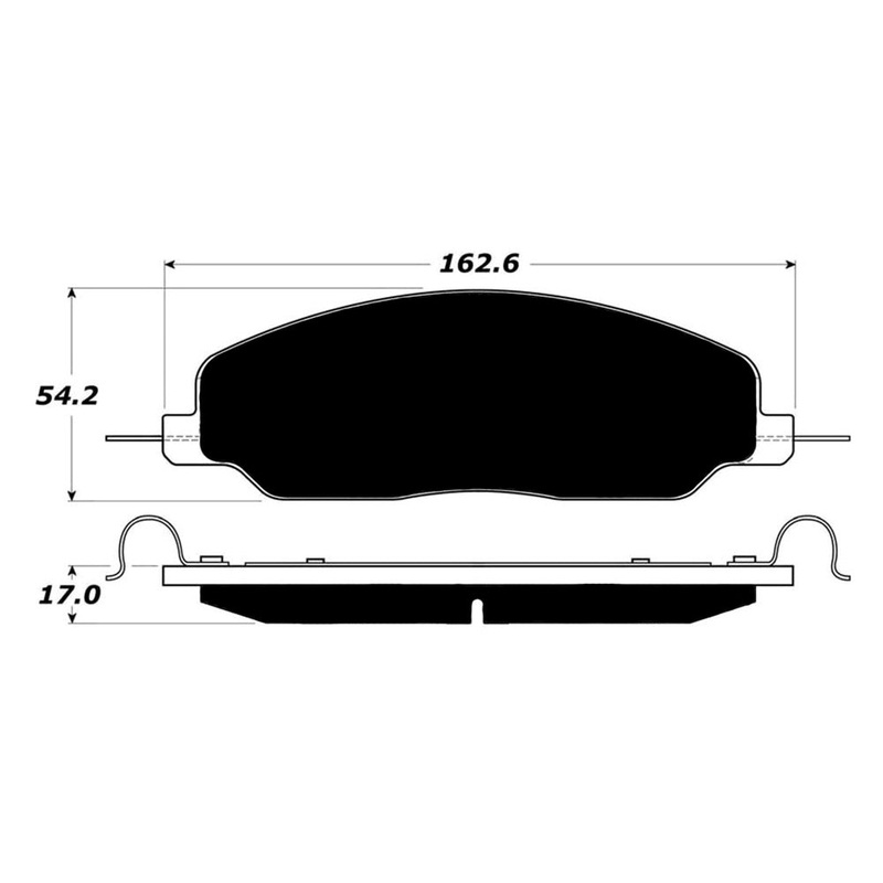 Porterfield Brake Pads for 2008 FORD MUSTANG GT V8