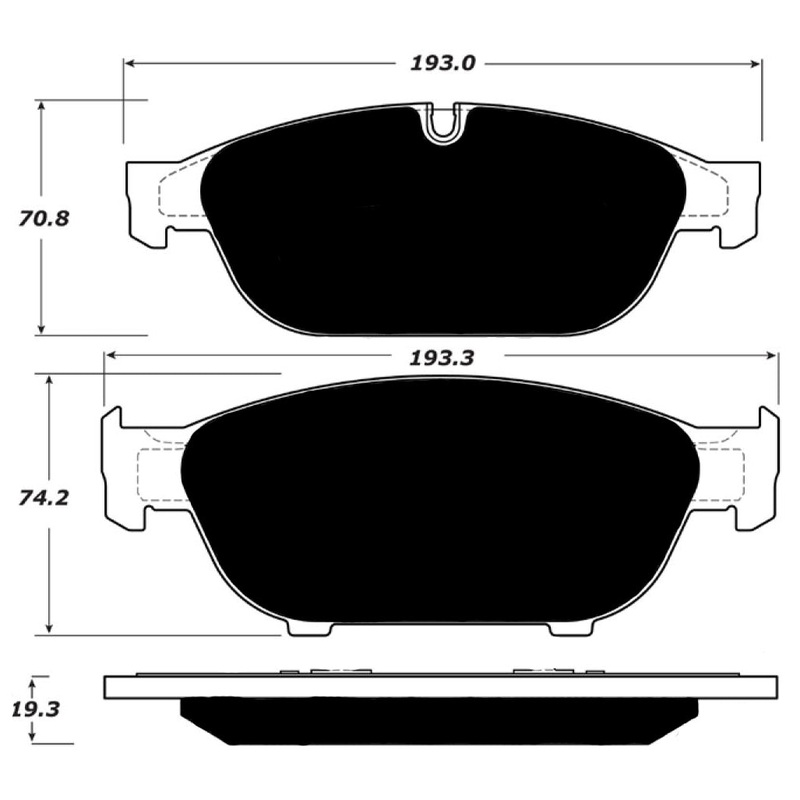 Porterfield Brake Pads for 2017 AUDI A6 3.0T
