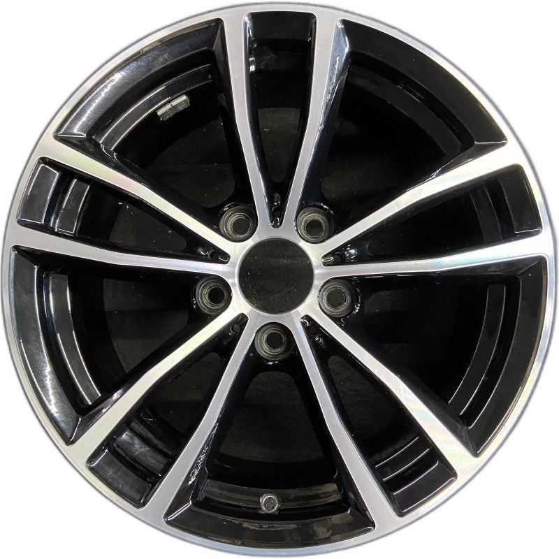 17″ BMW 230i 20 17×7.5 5 spoke double spoke narrow spoke black Original OEM Wheel Rim