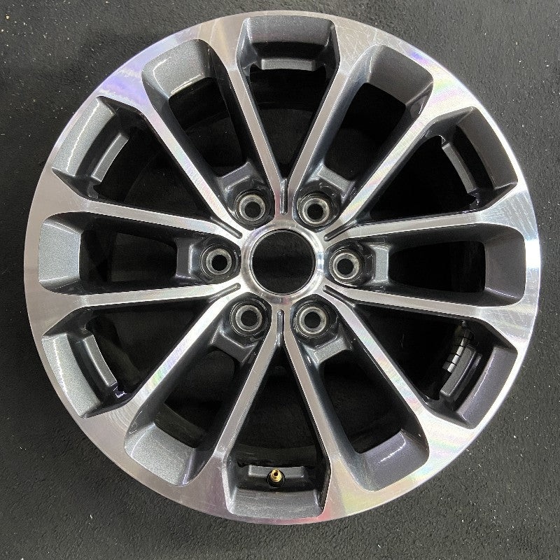 18″ FORD F150 PICKUP 18-20 18×7.5 aluminum 12 spoke 6 split spoke machined machined spoke face Original OEM Wheel Rim